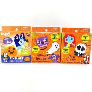 Disney Pixel Art Fuse Beads Bluey Stitch Nightmare Before Christmas Crafts
